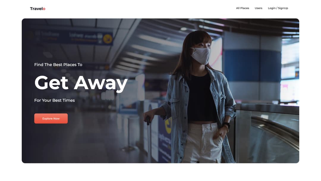 Travelo.com homepage